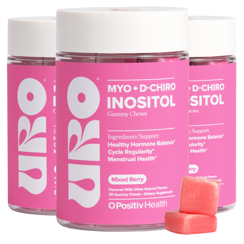 URO - Myo & D-Chiro Inositol Gummy Chews - 3 Bottle Subscription